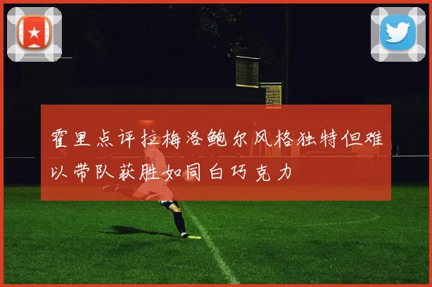 霍里点评拉梅洛鲍尔风格独特但难以带队获胜如同白巧克力