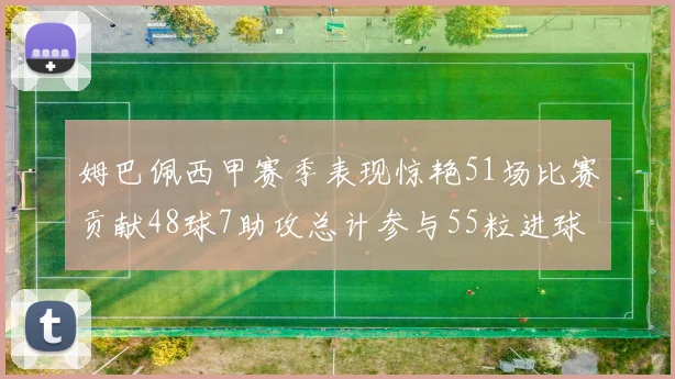 姆巴佩西甲赛季表现惊艳51场比赛贡献48球7助攻总计参与55粒进球